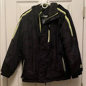 ZeroXposur Black Jacket with Yellow Highlights